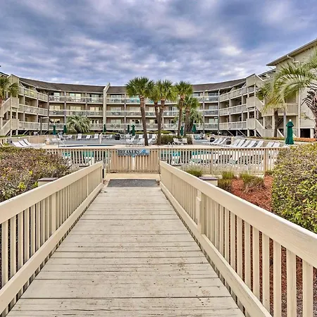 Breakers Oceanfront Getaway With Amazing View And Pool Villa Hilton Head Island Exterior photo