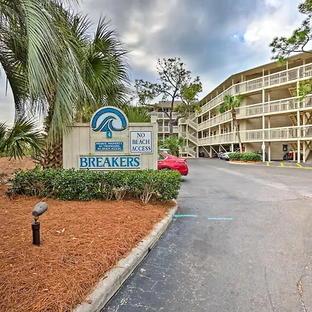 Breakers Oceanfront Getaway With Amazing View And Pool Villa Hilton Head Island Exterior photo